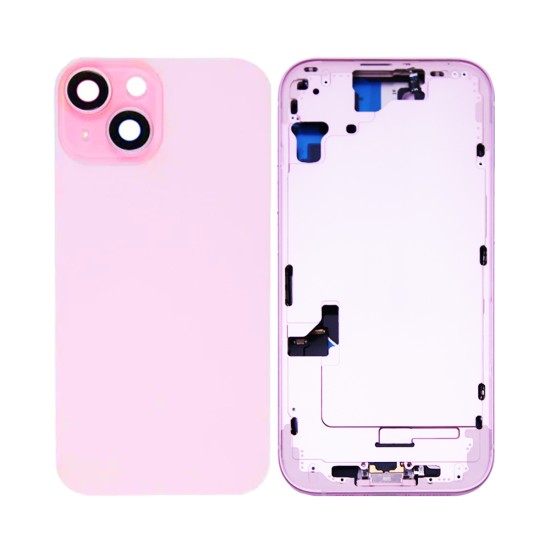 Back Cover+Frame Apple iPhone 15 Pink